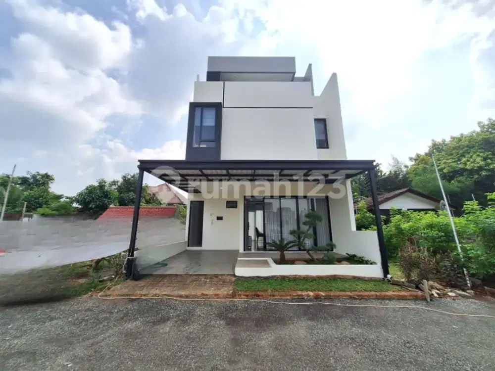 Rumah Modern Minimalis Full Furnished di Cirendeu