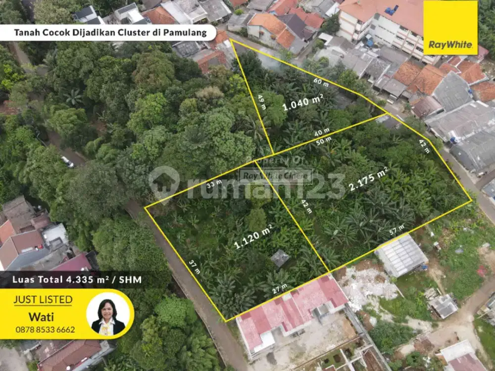 Tanah Siap Bangun Di Pamulang  Harga Menarik