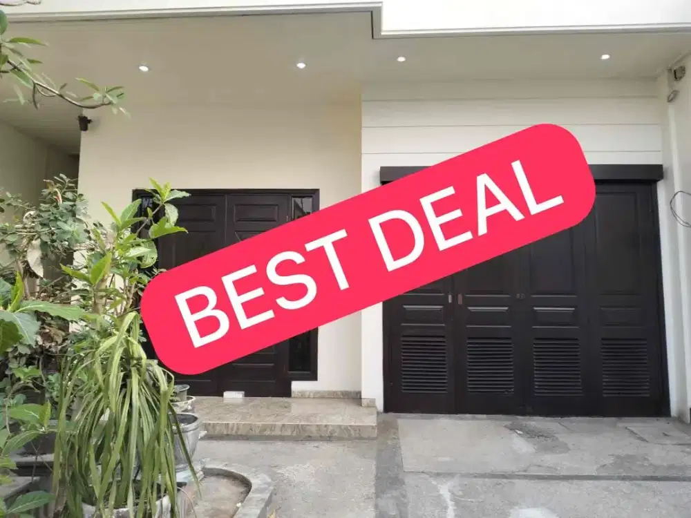 HITUNG TANAH SAJA, Rumah Petemon full renovasi siap huni