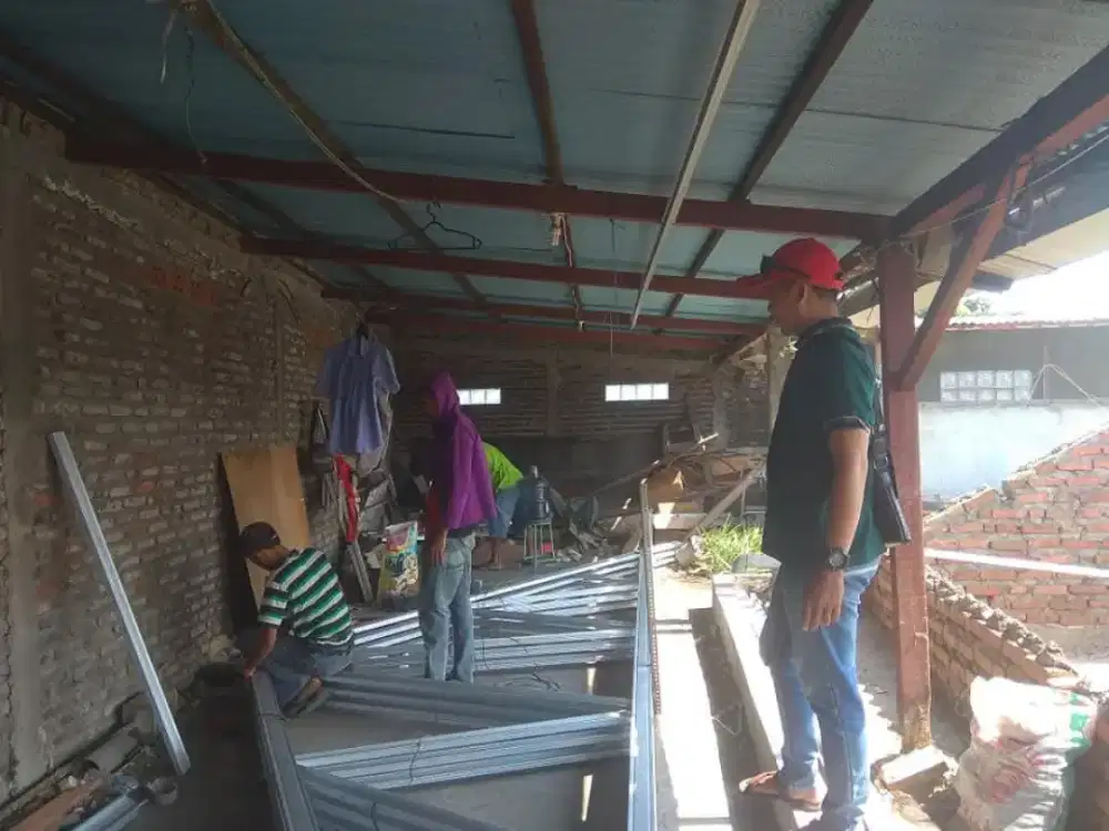 Pintu, pagar, canopy, tralis, balkon, ralling tangga dll