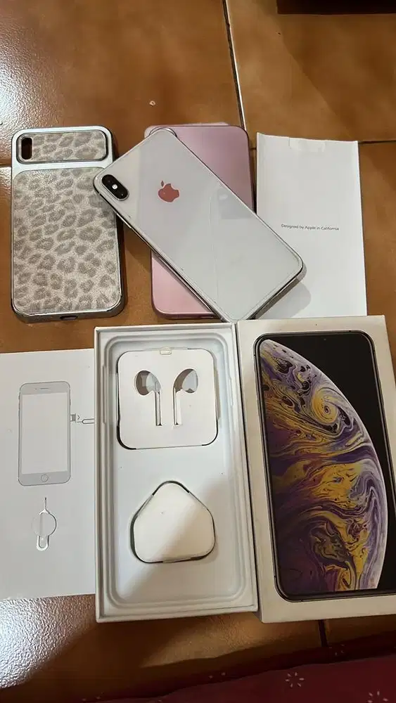iPhone XsMax 64gb inter silver fullset
