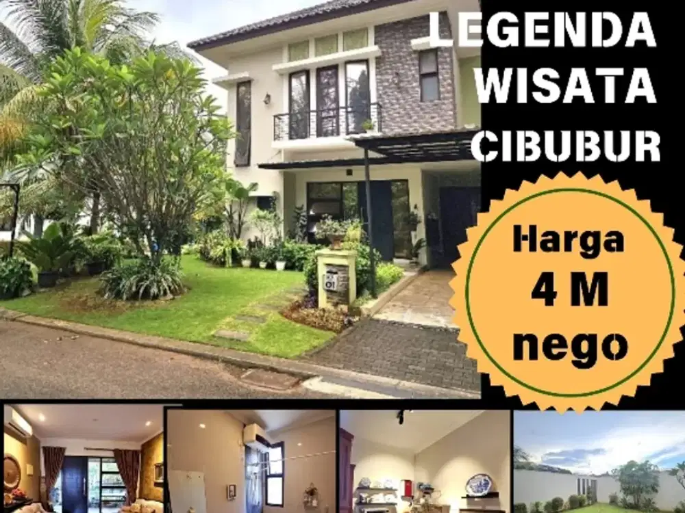 Rumah Hoek Siap Huni di Legenda Wisata Cibubur