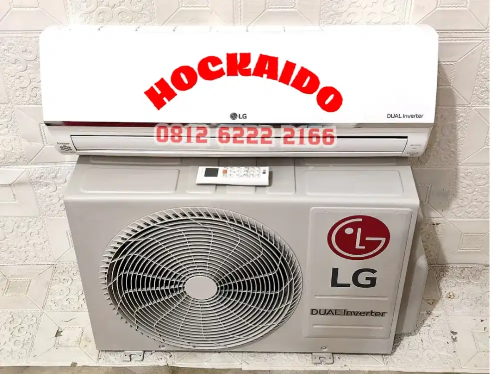 AC LG DUAL INVERTER 1/2 PK LIKE NEW FREON R32 LOW WATT