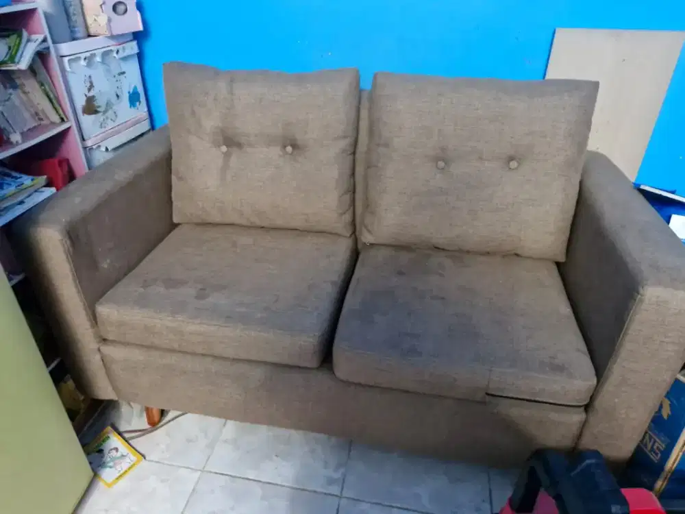 SOFA MINIMALIS 2 SEATER