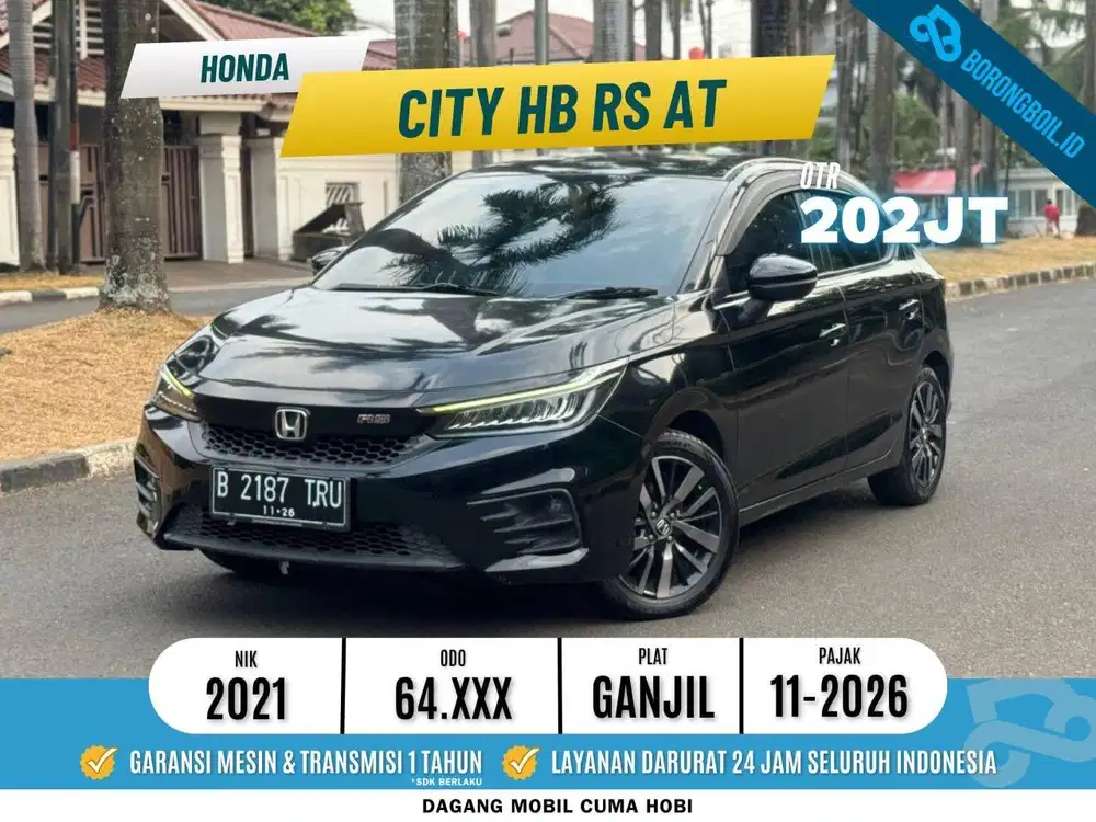 TERMURAH!!HONDA CITY RS CVT 2021 SIAP PAKAI