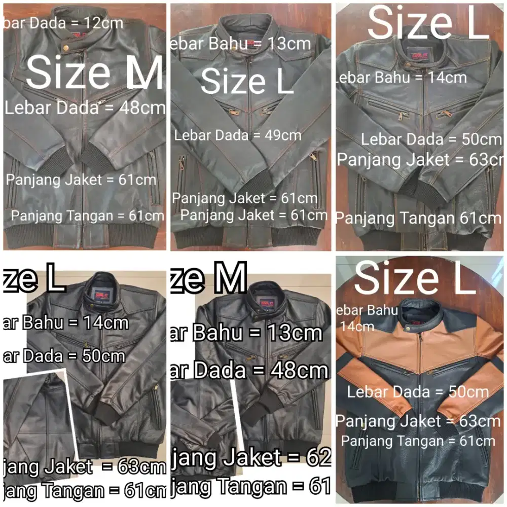 JAKET KULIT BOMBER BAHAN KULIT SAPI ANTIGORES