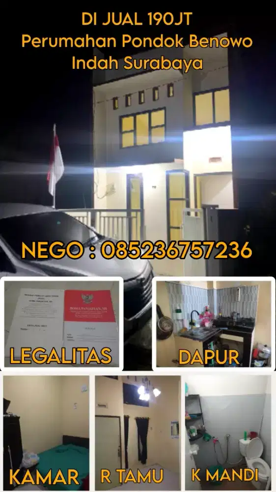 TERMURAH DI SURABAYA 190JT NEGO
