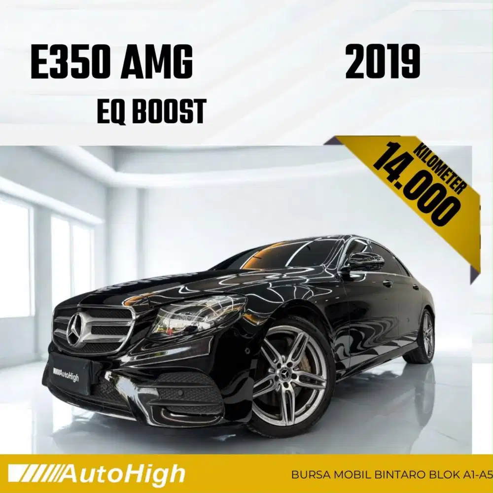 DP10% [Km14.000] E350 AMG EQ Boost 2019 Black Reg 2020 #AUTOHIGH