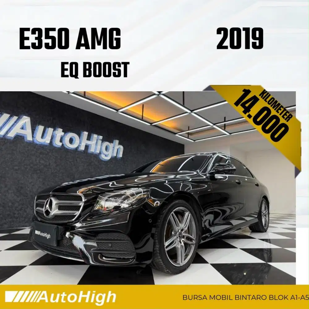 DP10% [Km14.000] E350 AMG EQ Boost 2019 Black Reg 2021 #AUTOHIGH