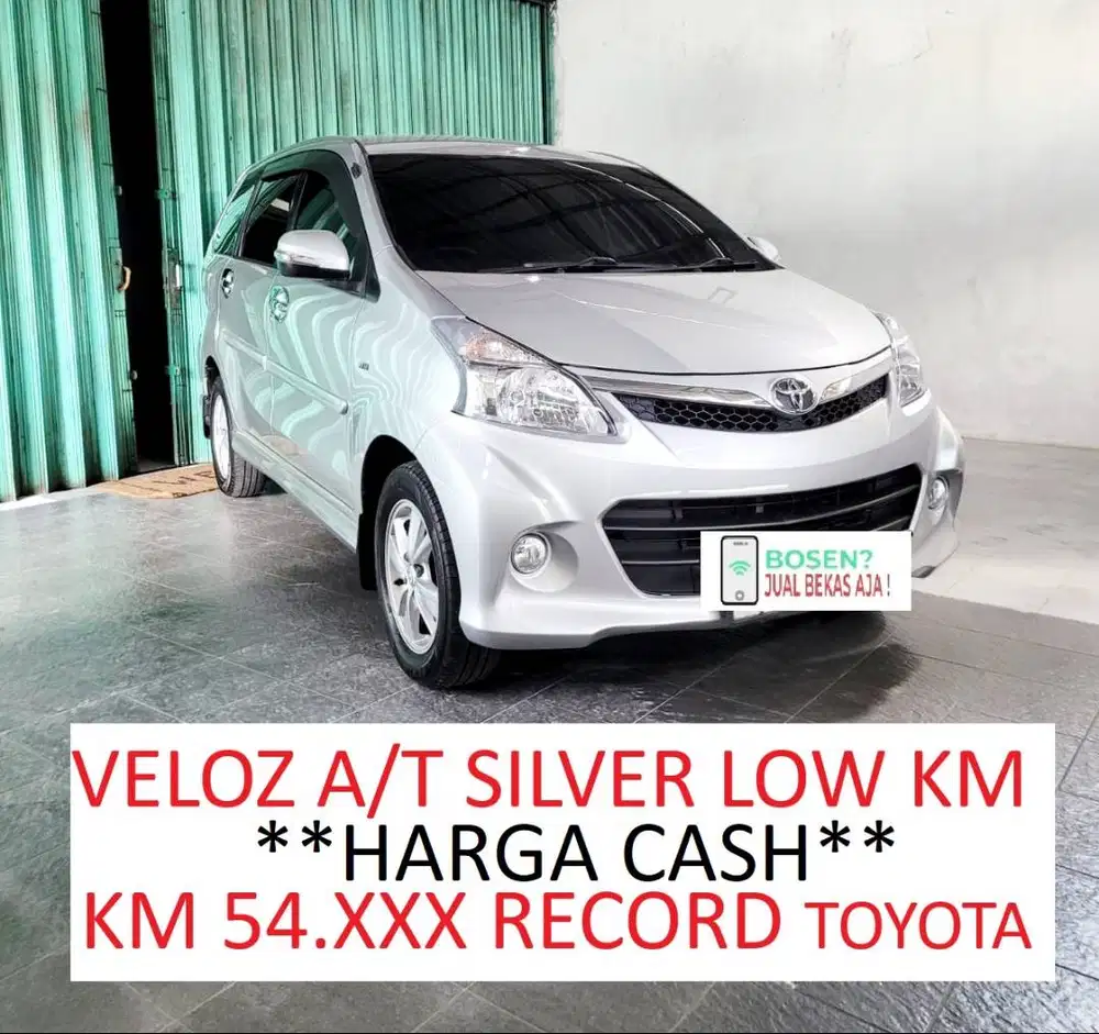 CASH (LOW KM 54rb) RECORD TOYOTA AVANZA VELOZ PAJAK PANJANG 1TAHUN