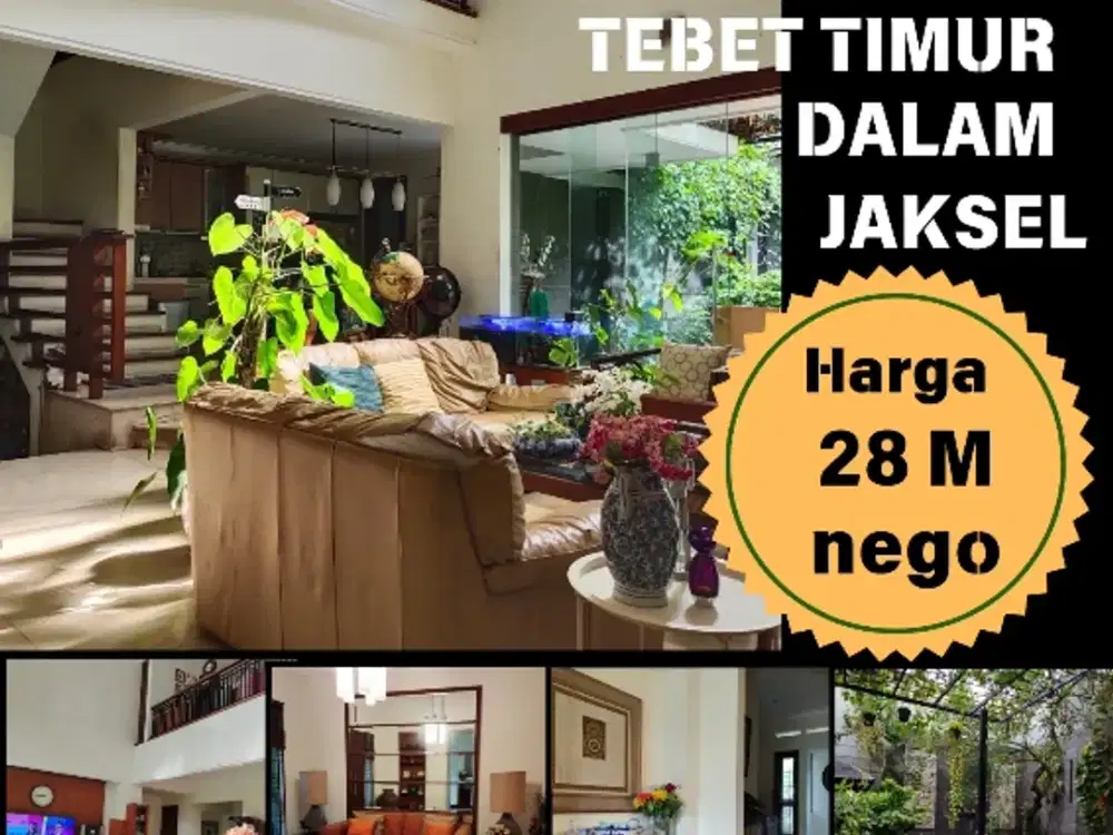 Rumah Mewah Nyaman siap Huni di Tebet Timur