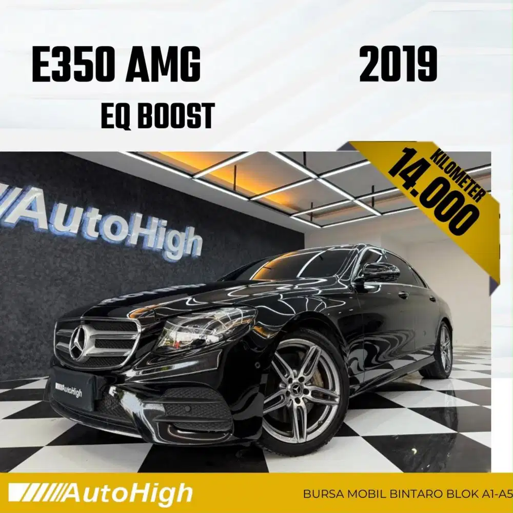 DP10% [Km14.000] E350 AMG EQ Boost 2019 Black Reg 2021 #AUTOHIGH