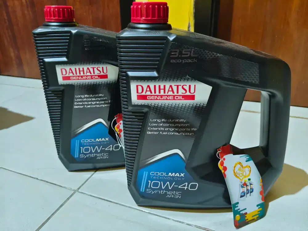 Oli DGO Daihatsu Genuine Oil 3.5L 10W-40 API SN Synthetic original