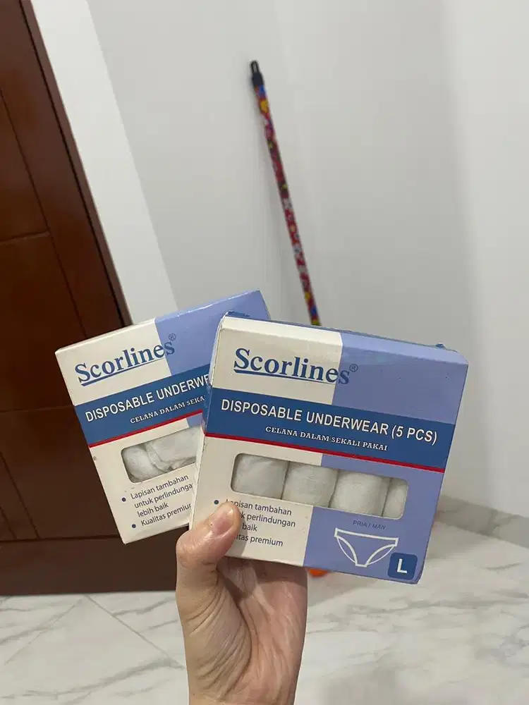Scorlines disposable underware cowo