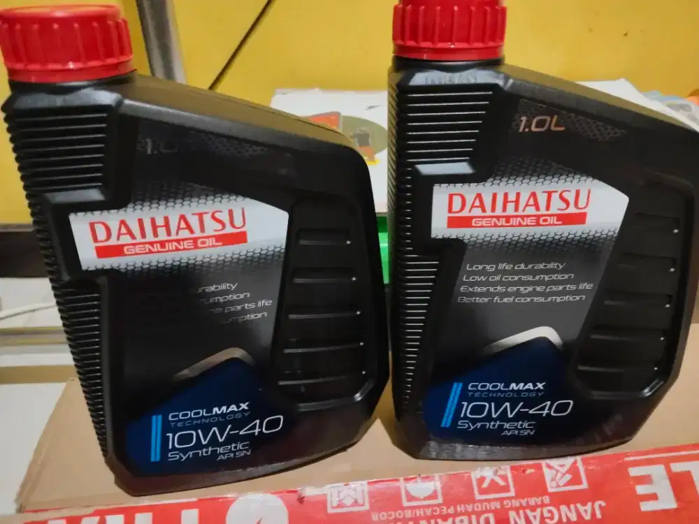 Oli 1 liter DGO Daihatsu Genuine Oil 1L 10W-40 API SN Synthetic