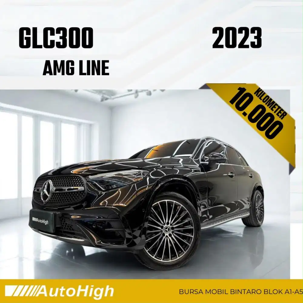 DP10% [Km10.000] GLC300 AMG 2023 Black / GLC 300 Reg 2024 #AUTOHIGH