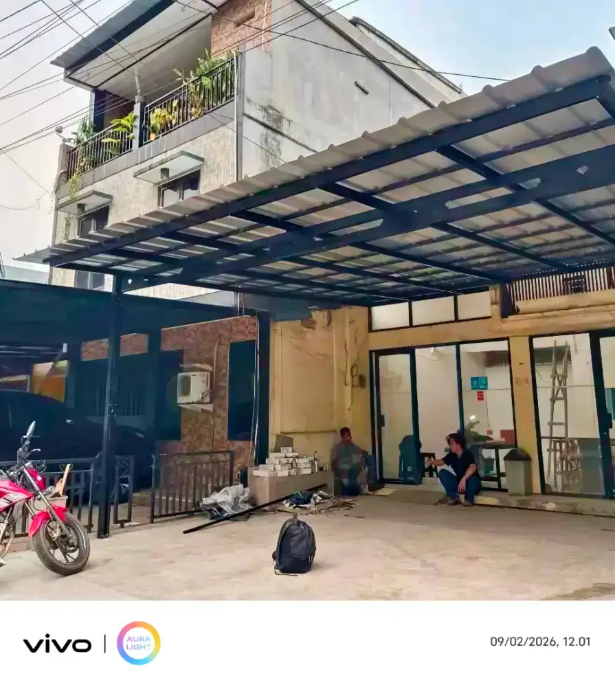 Jasa pasang kanopi baja ringan
