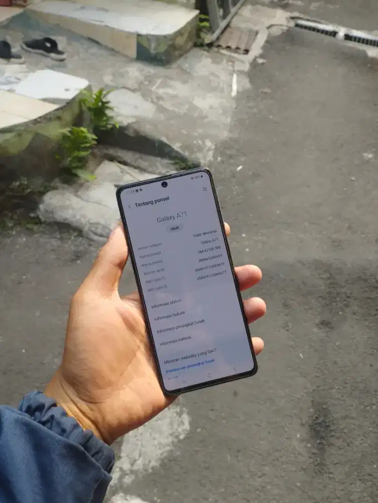 FULLSET/LENGKAP SAMSSUNG A71 8/128 SANGAT MULUSS DAN TERBAIK