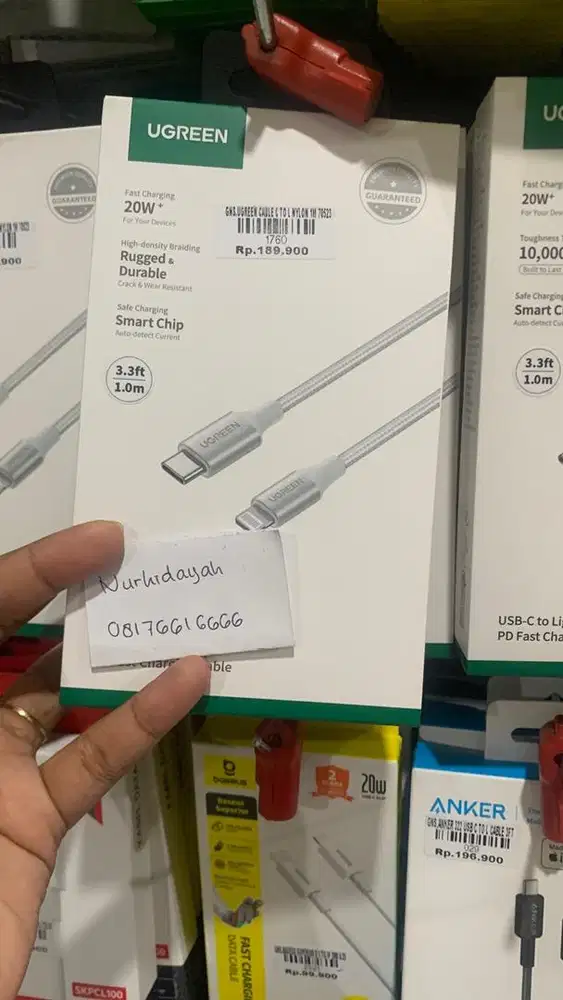 Kabel UGREEN USB-C to Lightning ATLANTIS DAHSYAT