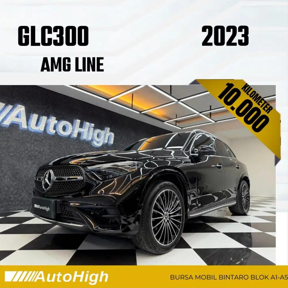 DP10% [Km10.000] GLC300 AMG 2023 Black / GLC 300 Reg 2025 #AUTOHIGH