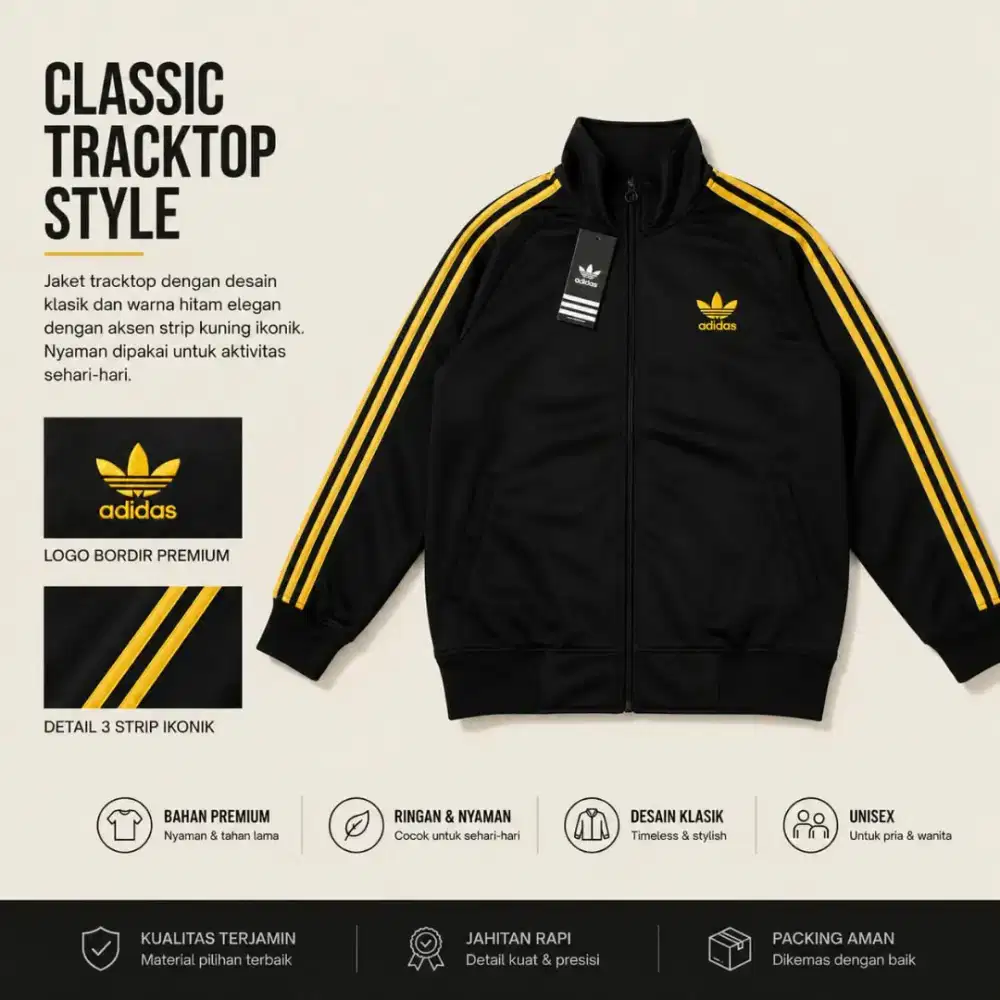 Jaket adidas classic tracktop style
