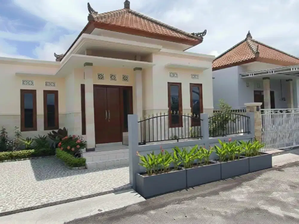 Rumah indent harga murah dengan konsep Balinese di daerah Saba, Gianyar.