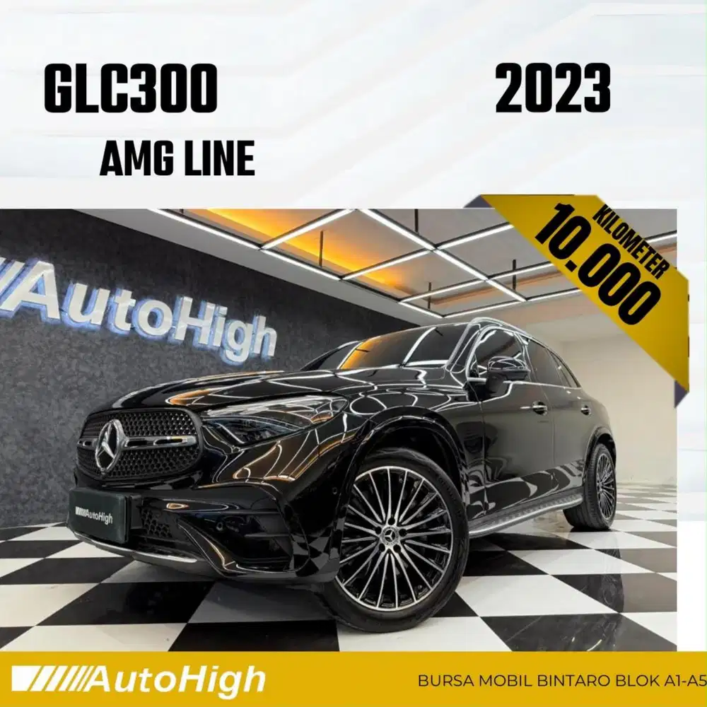 DP10% [Km10.000] GLC300 AMG 2023 Black / GLC 300 Reg 2025 #AUTOHIGH