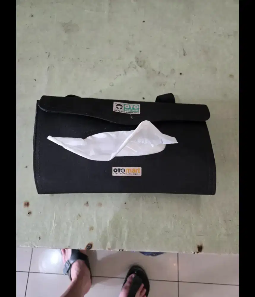 Habiskan stok murah barang display contoh tempat tisu mobil kain asli