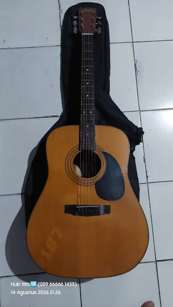 Gitar akustik original cort AD850NS era 09 an upgrade Eq fishman