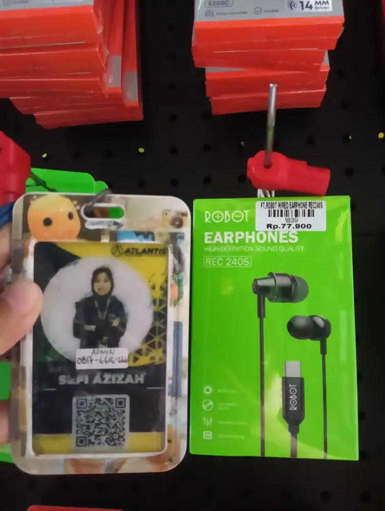 ROBOT WIRED EARPHONE REC240S | ATLANTIS DAHSYAT