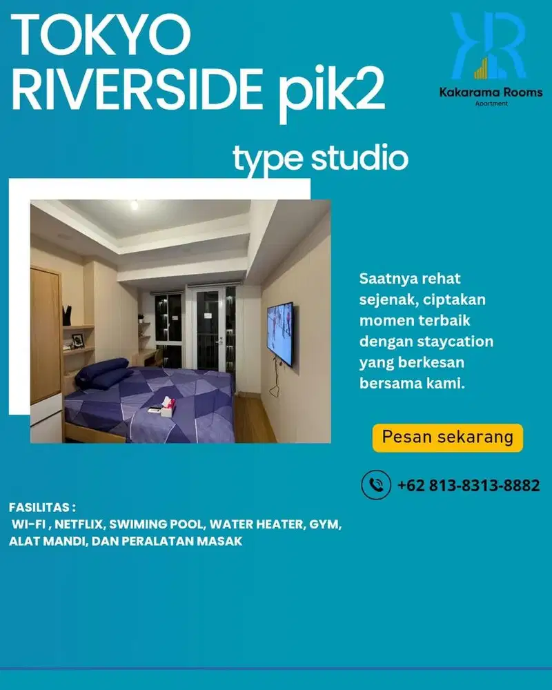 Sewa Apartment Tokyo Reverside Pik 2