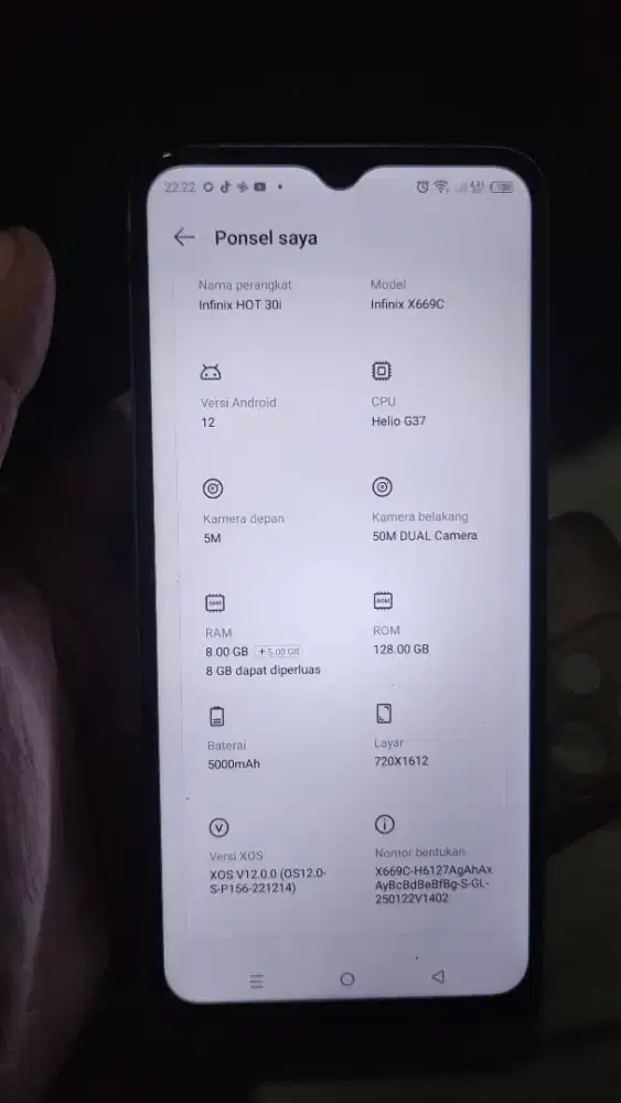 INFINIX HOT 30I
