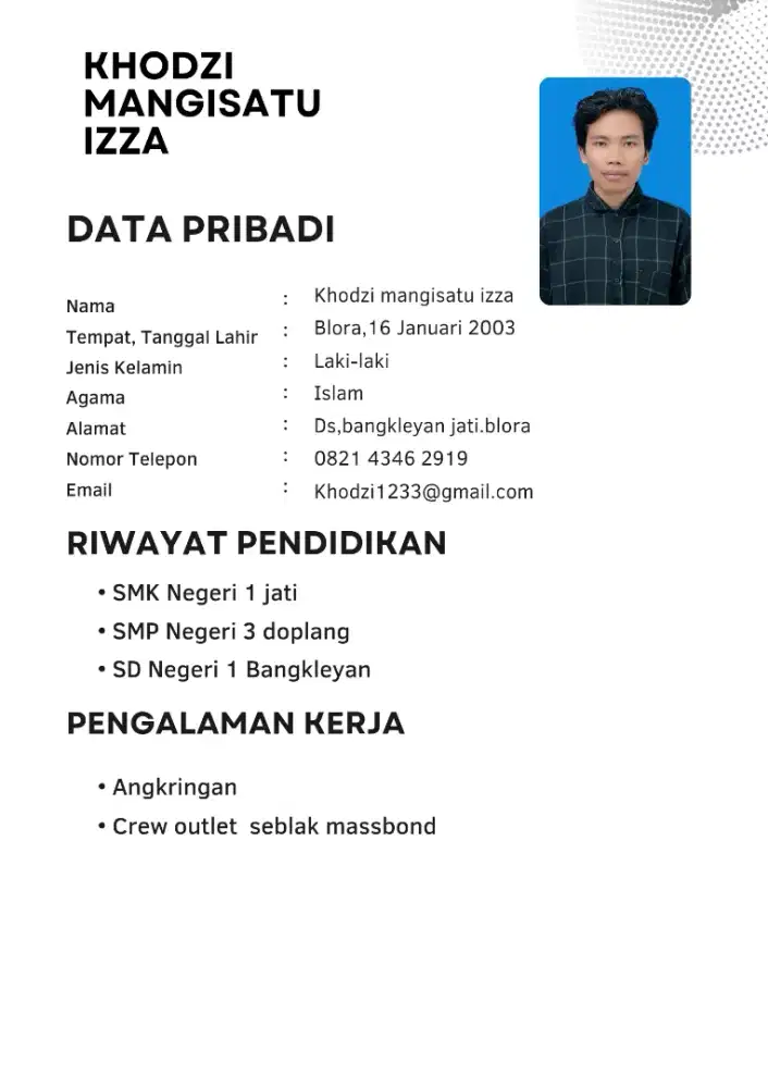 Cari loker pengalaman di bidang f&b