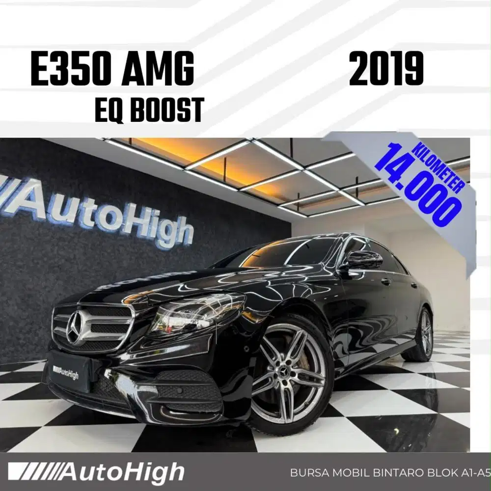 DP10% [Km14.000] E350 AMG EQ Boost 2019 Black Reg 2020 #AUTOHIGH