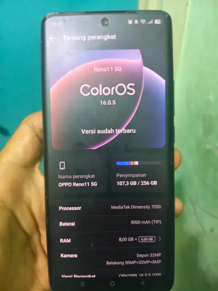 Oppo reno 11 5G ram 8/256