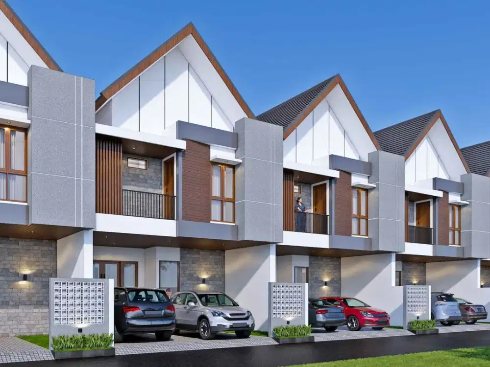 Hunian eksklusif di Pesanggaran, Denpasar Selatan dengan konsep modern Scandinavian dan modern tropical dengan view hamparan sawah.