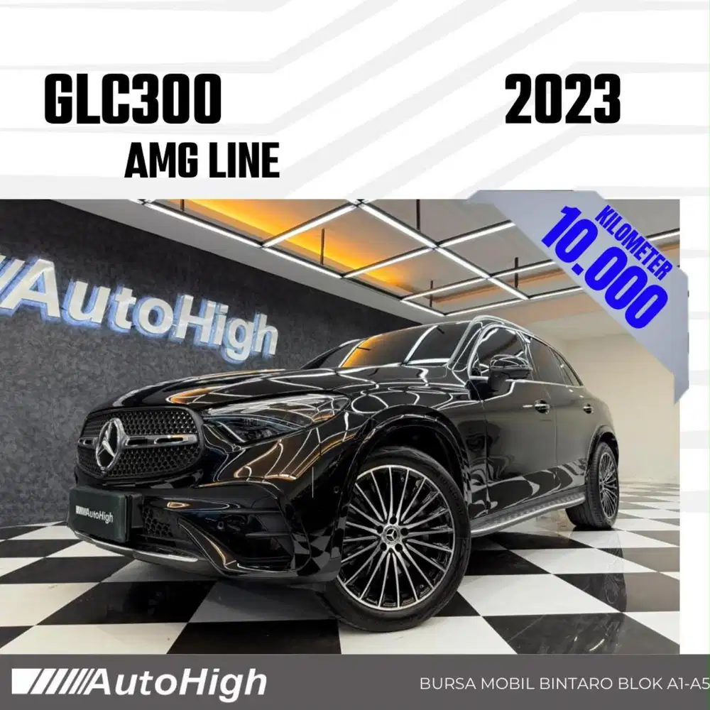 DP10% [Km10.000] GLC300 AMG 2023 Black / GLC 300 Reg 2024 #AUTOHIGH