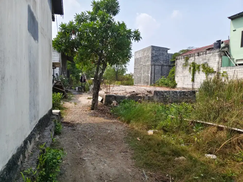 Di jual tanah Luas 60 meter sudah ada pondasi siap bangun