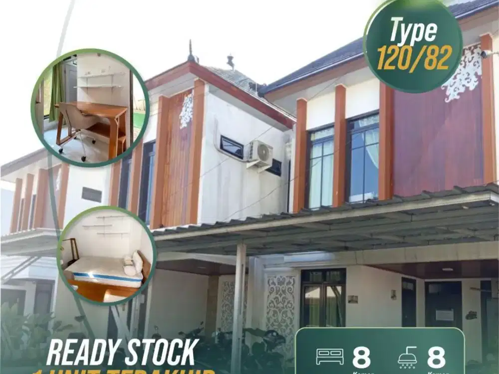 Kos Dijual Siap Cuan Ready Stok Pinggir Jalan Dekat Kampus