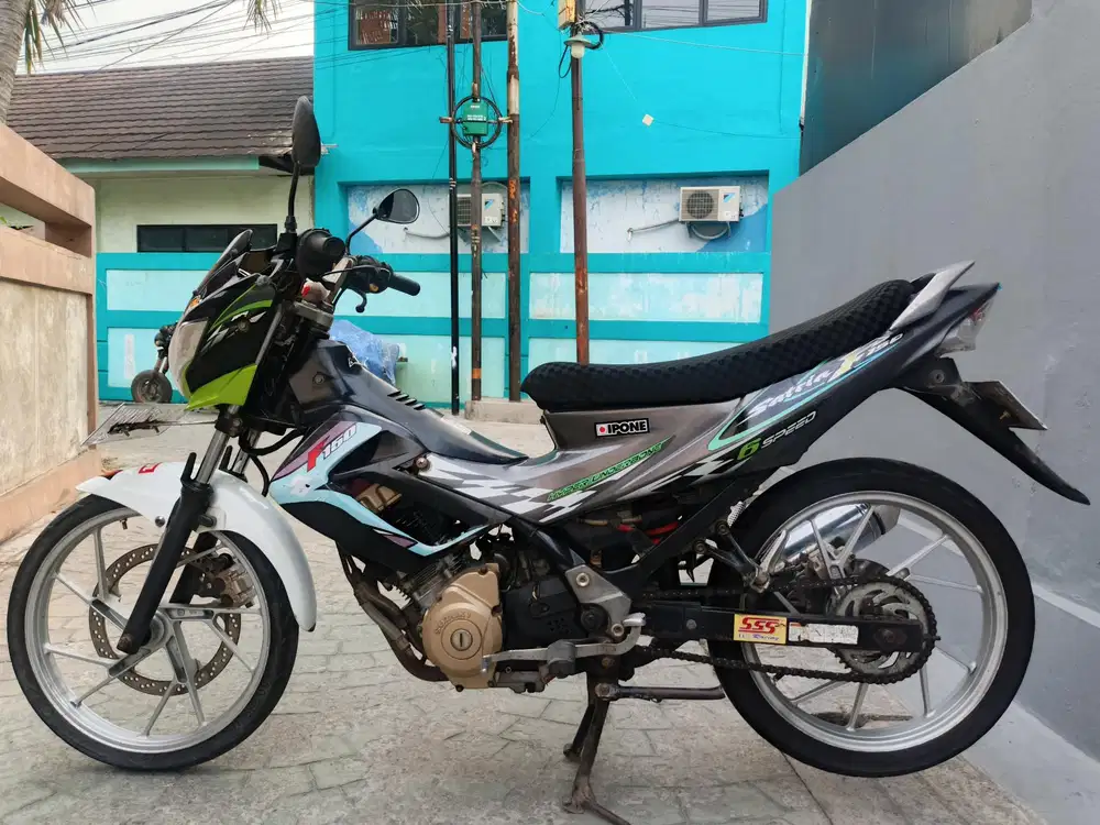 Suzuki satria Fu 2013 stater tokcer halus mulus terawat