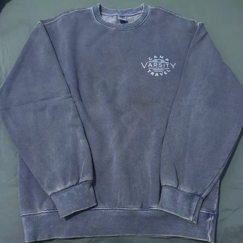 Crewneck Travel Camp Varsity Uk.XL Original