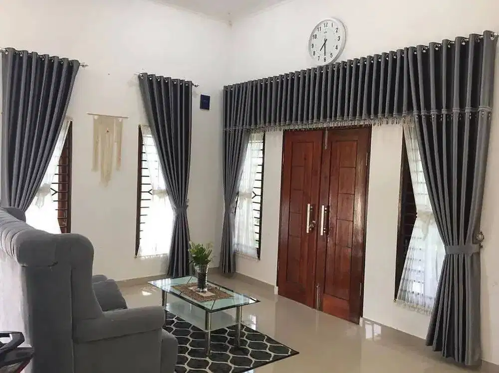 Jasa Pasang Gorden Custom Wallpaper Dinding 3D Gordyn Hordeng Korden