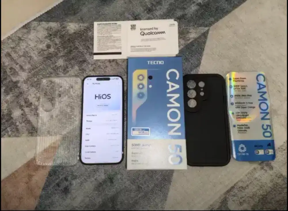 Tecno CAMON 50 128 GB Garansi 11 bulan Panjang