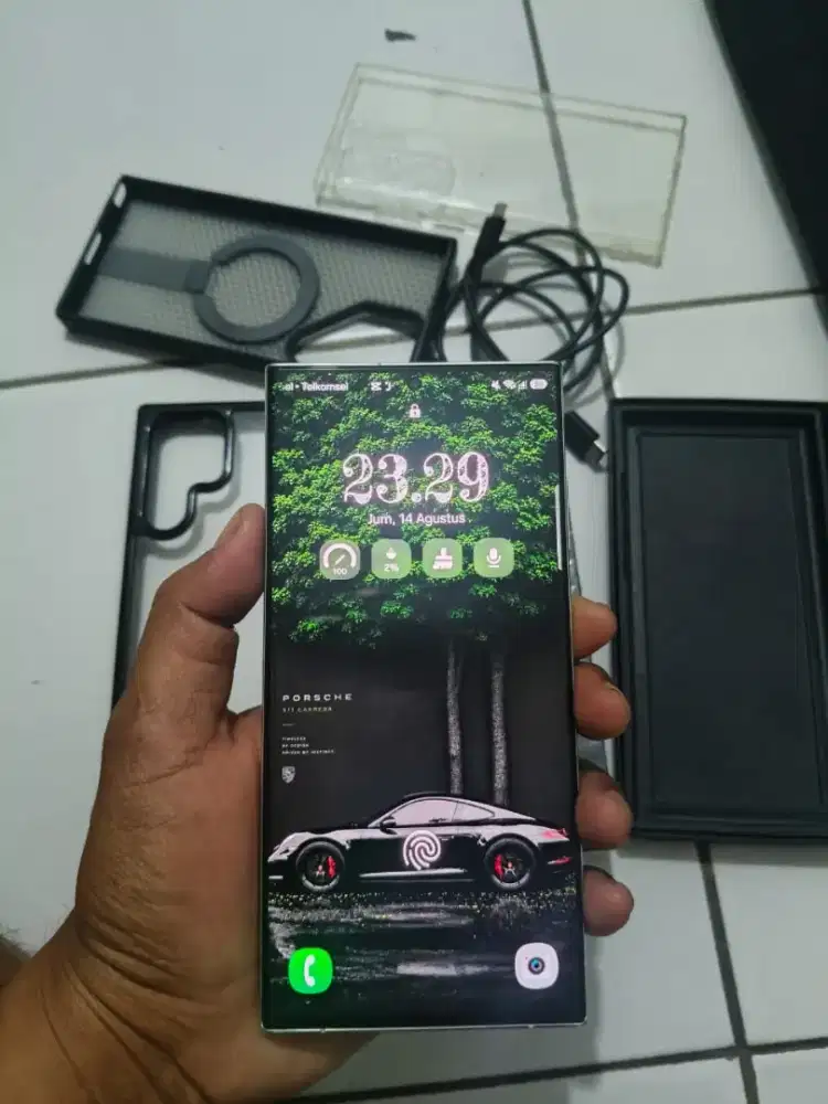 Jual Samsung S23 ultra 12/512  fulset