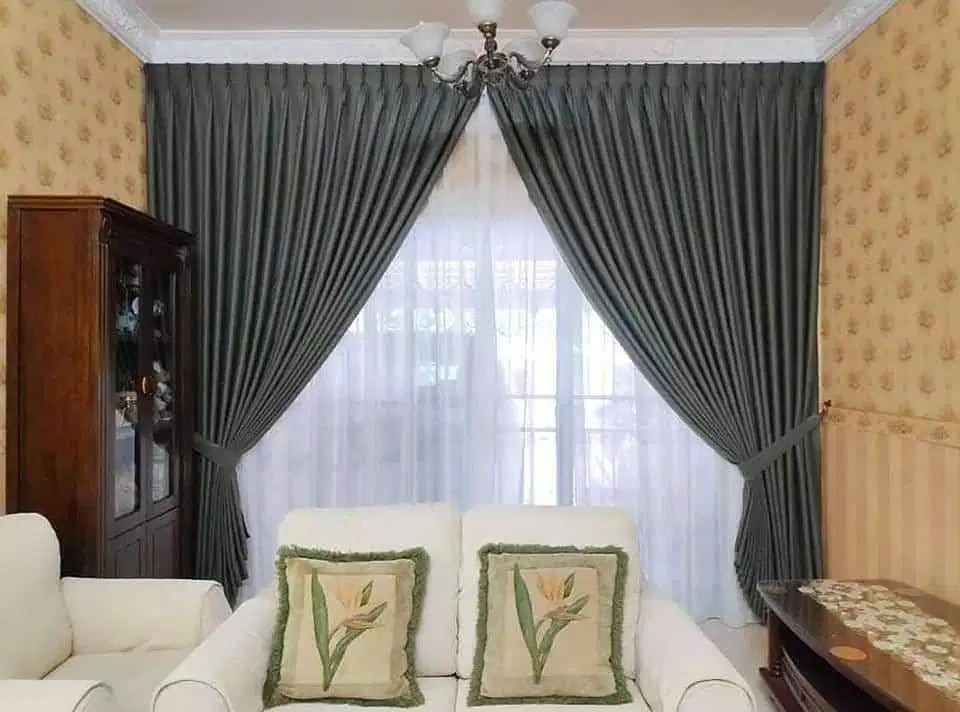 Menerima Pemasangan Gorden Wallpaper Dinding 3D Gordyn Hordeng Korden