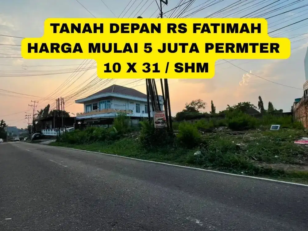 TANAH PINGGIR JALAN SBRANG SITI FATIMAH