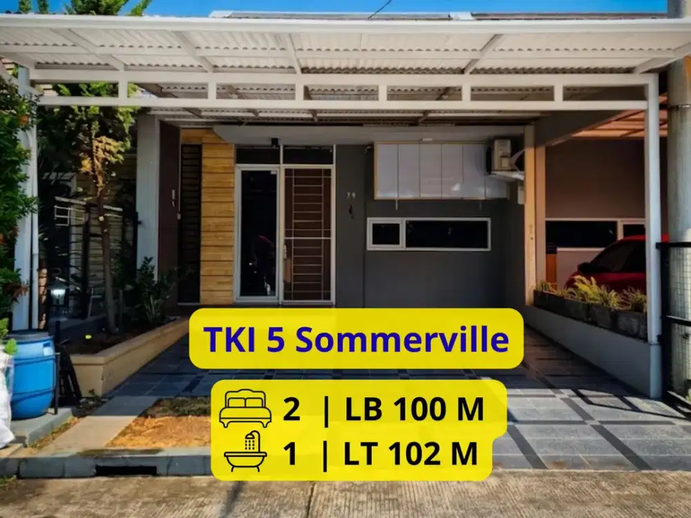 Disewa Rumah Canti Full Design di Taman Kopo Indah 5, Sommerville