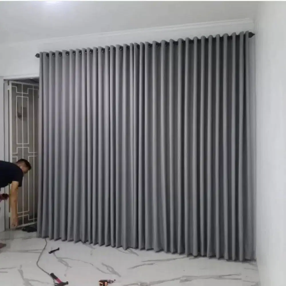 Jual Gorden Jendela & Pintu Gordyn Model Terbaru Wallpaper Dinding 3D