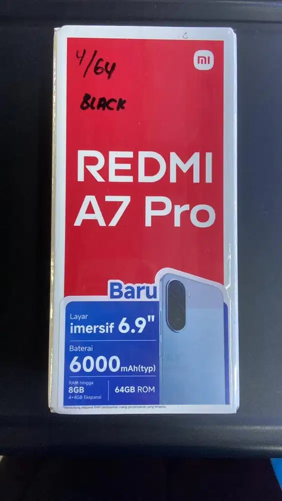 Redmi A7 Pro 4+4/64gb new