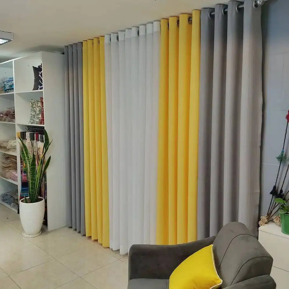 Jasa Pasang Gorden Custom Wallpaper Dinding 3D Gordyn Hordeng Korden